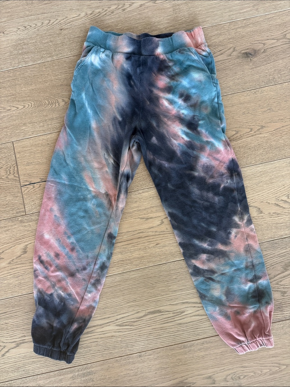 wild fable Tie-Dye Jogger Pants - Blue, Pink & Black